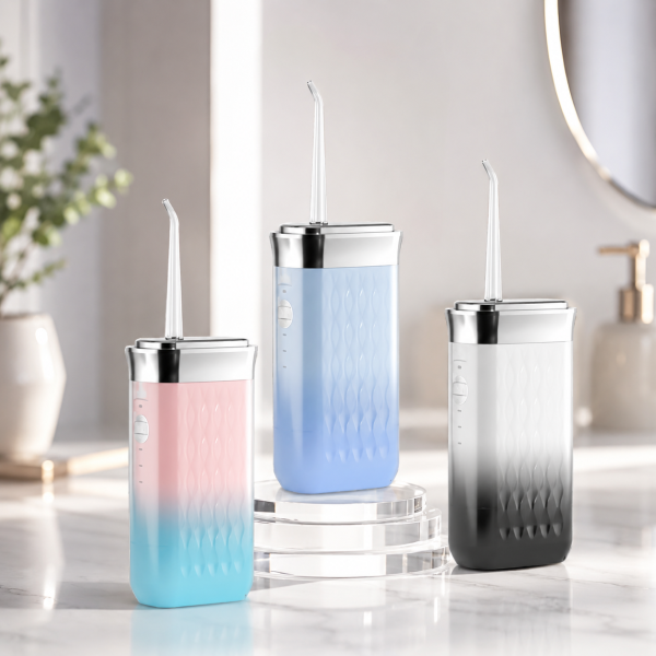 Ирригатор для полости рта и зубов IPX7 USB 180мл / Беспроводной ирригатор для воды 3 режима, 4 насадки