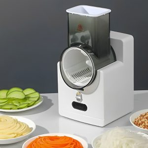 Многофункциональная овощерезка электрическая 4в1 12V/ слайсер – терка, шинковка 1983 — фото 2