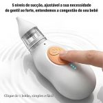 Портативный назальный аспиратор для младенцев / Детский соплеотсос Baby Nasal Aspirator — фото 4