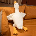 Мягкая плюшевая игрушка подушка обнимашка Гусь, Гусь-обнимусь 150 см — фото 9