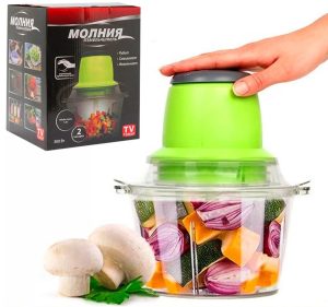 Блендер, измельчитель “Молния” Vegetable Mixer 330Вт — фото 2