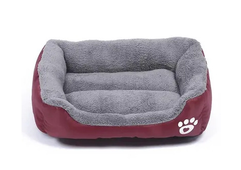 Лежанка – пуфик для кошек и собак Красная S(40*25) Лежанка – пуфик для кошек и собак Красная S(40*25)