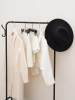 Вешалка для одежды с полками для обуви Clothes Rack Up / Напольная металлическая стойка 170×60×26 см — фото 3