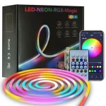 Умная неоновая лента от USB, 10 м, пульт + Bluetooth, Rgb / RGB лента / Гибкий неон / Лента светодиодная — фото 10