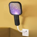 Электрический уничтожитель насекомых от USB, Черный / Лампа от комаров / Ловушка для комаров / Электрическая мухобойка — фото 5