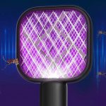 Электрический уничтожитель насекомых от USB, Черный / Лампа от комаров / Ловушка для комаров / Электрическая мухобойка — фото 6