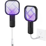 Электрический уничтожитель насекомых от USB, Черный / Лампа от комаров / Ловушка для комаров / Электрическая мухобойка — фото 10