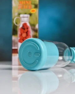 Портативный Блендер-бутылка Mini Juicer 350 мл беспроводной переносной мини измельчитель для фруктов, шейкер для смузи и коктейлей — фото 2