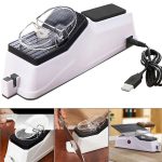 Электрическая точилка для ножей Electric Knife Sharpener от USB, Белый / Профессиональная электроточилка / Ножеточка — фото 8