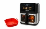 Аэрогриль Rainberg RB 2342 4800W аэрофритюрница безмасляная для приготовления без масла с 2 Тенами 12,5 л и сенсорным управлением — фото 7