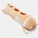 Мягкая игрушка Кот Батон 90 см, DOLL 1498-50, Коричневый / Плюшевая игрушка обнимашка / Детская игрушка длинный кот — фото 6