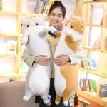Мягкая игрушка Кот Батон 90 см, DOLL 1498-50, Коричневый / Плюшевая игрушка обнимашка / Детская игрушка длинный кот — фото 9