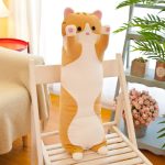 Мягкая игрушка Кот Батон 90 см, DOLL 1498-50, Коричневый / Плюшевая игрушка обнимашка / Детская игрушка длинный кот — фото 10