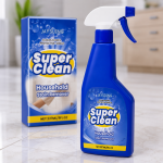 Универсальное моющее средство для плитки и кафеля 237 мл, Jaysuing Super Clean, Синий / Спрей очиститель швов, полов, ванной — фото 8