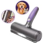 Электрическая щетка для удаления шерсти животных Fur Daddy, Черный / Щетка для сбора шерсти на батарейках — фото 2