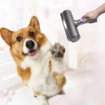 Электрическая щетка для удаления шерсти животных Fur Daddy, Черный / Щетка для сбора шерсти на батарейках — фото 3