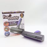 Электрическая щетка для удаления шерсти животных Fur Daddy, Черный / Щетка для сбора шерсти на батарейках — фото 7