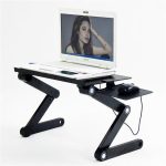 Столик трансформер для ноутбука Laptop Table T8, подставка для ноутбука — фото 2
