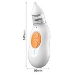 Портативный назальный аспиратор для младенцев / Детский соплеотсос Baby Nasal Aspirator — фото 6