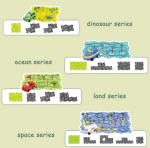Детский игровой набор Railcar Puzzle / Развивающая головоломка с машинкой и ковриком-пазлом 25 деталей — фото 3