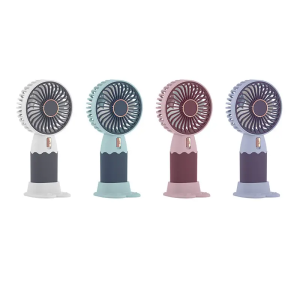 Портативный вентилятор ZB088A Mini Fan / Ручной вентилятор с аккумулятором / Настольный портативный вентилятор