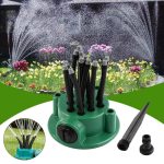 Умная система полива Multifunctional Water Sprinkler распылитель дождеватель для полива газона на 360 градусов — фото 5