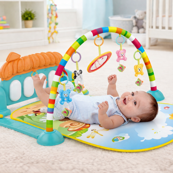 Детский развивающий игровой коврик Piano Fitness Rack X-646