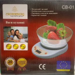 Весы кухонные электронные CROWNBERG CB-01 / Кухонные электронные весы до 5 кг с чашей — фото 2
