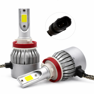 Комплект LED ламп C6 HeadLight H11 / Светодиодные автомобильные LED лампы C6 H11