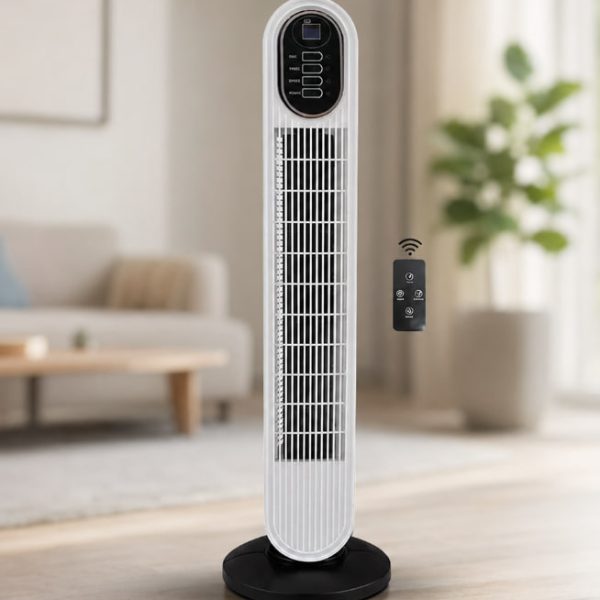 Напольный кондиционер 500Вт BITEK BT-2906R + пульт ДУ / Напольный вентилятор колонный с таймером Tower Cooling Fan