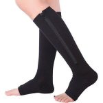 Компрессионные гольфы Zip Sox, носки от варикоза Бежевые — фото 6