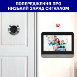 Видеодомофон Tuya Smart Video Doorbell ED-300PA / Дверной беспроводной звонок Wi-Fi с ИК-подсветкой и датчиком движения — фото 3