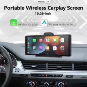 Универсальный сенсорный дисплей 10 дюймов с камерой CarPlay и Android Auto — фото 2