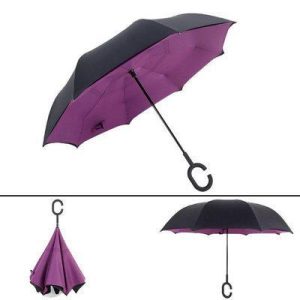 Умный зонт обратного сложения UP-BRELLA — фото 2