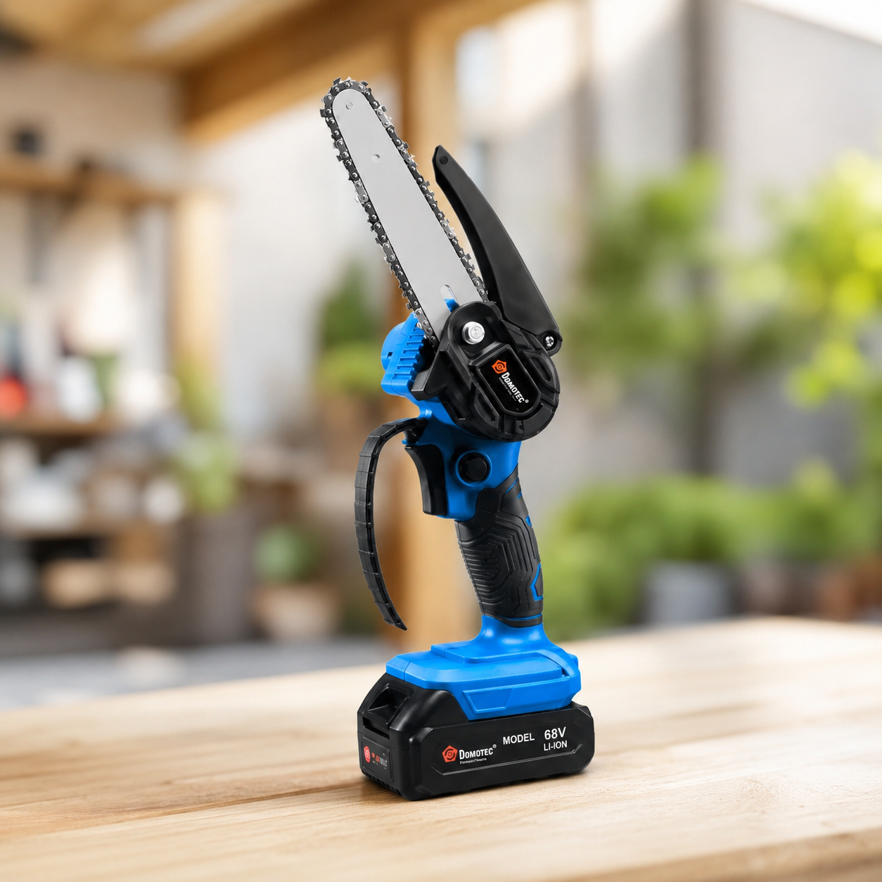 akkumuliatornaia-tsepnaia-pylka-chain-saw-6-diuimov-domotec-68v-8ah-myny-pylka-dlia-obrezky-derevev-16475279822903_77a1462bff Аккумуляторная цепная пилка CHAIN SAW 6 дюймов DOMOTEC 68V 8Ah / Мини-пилка для обрезки деревьев - Зображення 1