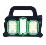Аккумуляторный LED фонарь прожектор с солнечной панелью USB выход съемные Hurry Bolt HB-6169 — фото 3