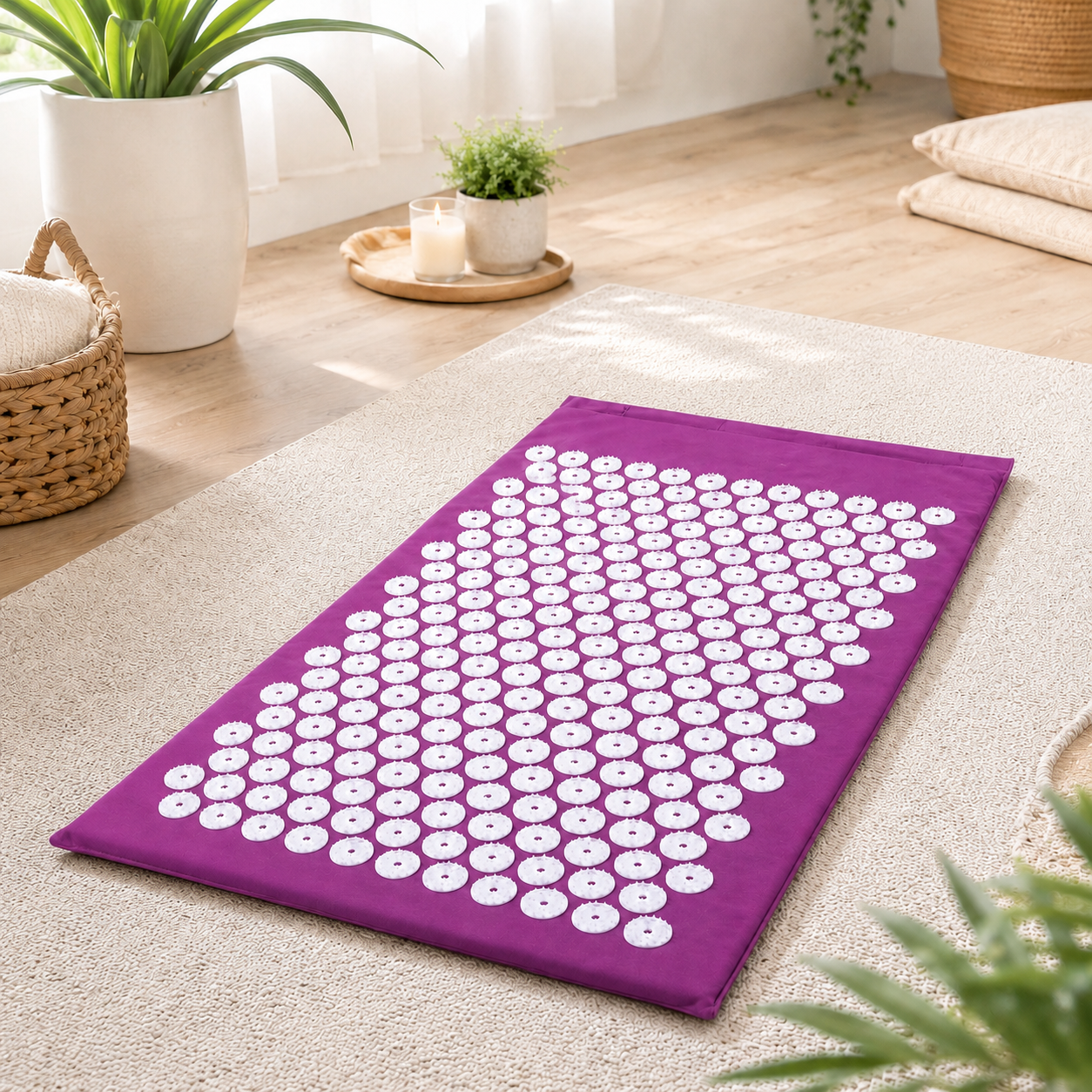 akupunkturnyy-massazhnyy-kovrik-ommassage-yantra-mat-yantre-mat-35054666018728_03ac0e5046 Акупунктурный массажный коврик Ommassage Yantra Mat (Янтре Мат) - Зображення 1
