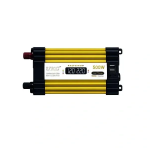 Автомобильный инвертор Желтый / Преобразователь напряжения с 12-220V, 500Вт, 2хUSB — фото 4