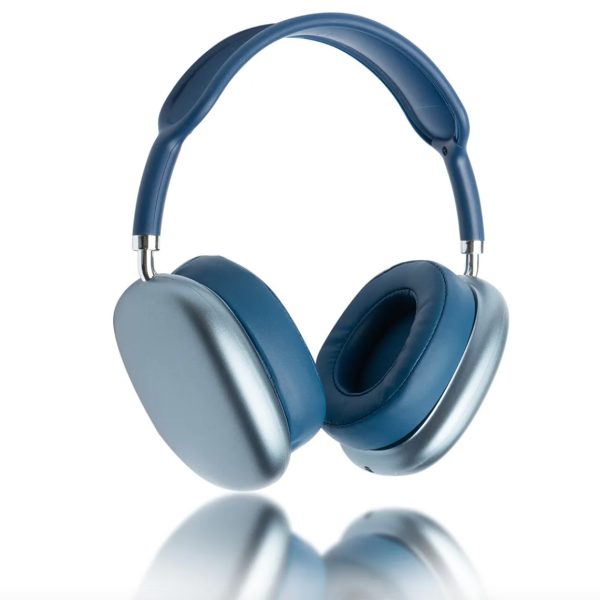 Беспроводные полноразмерные Bluetooth наушники Macaron P9 Max синие