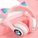 Bluetooth наушники с подсветкой и картой памяти B39M — фото 4