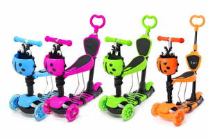 Детский самокат Best Scooter 5в1 Божья коровка