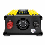 Автомобильный инвертор Желтый / Преобразователь напряжения с 12-220V, 2000Вт, 2хUSB — фото 3