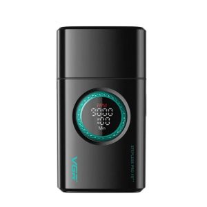 Электробритва VGR V-377 / Шейвер с LED дисплеем / Бритва с двойным лезвием и регулировкой мощности Черный — фото 2