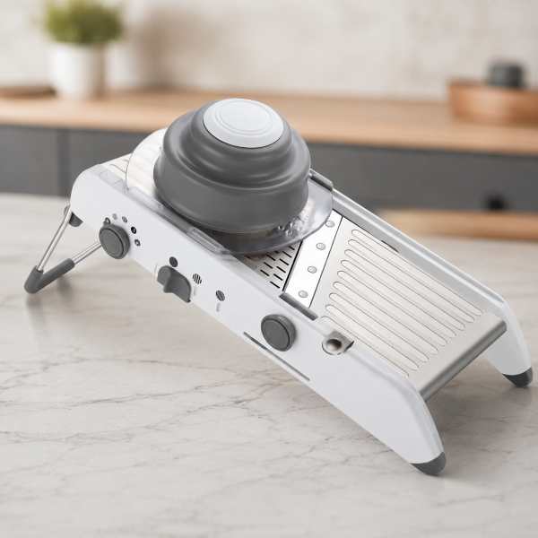 Регулируемая терка-шинковка для овощей / Овощерезка Smart Multifunctional Mandoline Slicer / Механический измельчитель универсальный кухонный
