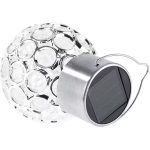 Садовый кристаллический светильник / Уличный солнечный фонарь garden light / Светильник с солнечной панелью — фото 8