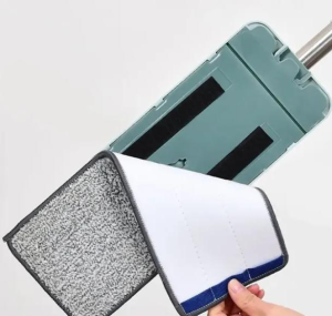 Комплект для уборки швабра лентяй с большим ведром 10л с отжимом Scratch Cleaning Mop — фото 2