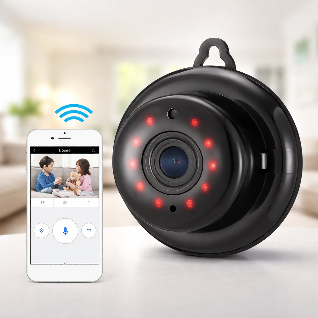 Мини-камера с ночным видением DG-MYQ, 720P / Переносная WiFi камера с микрофоном / Охранная камера для дома Мини-камера с ночным видением DG-MYQ, 720P / Переносная WiFi камера с микрофоном / Охранная камера для дома