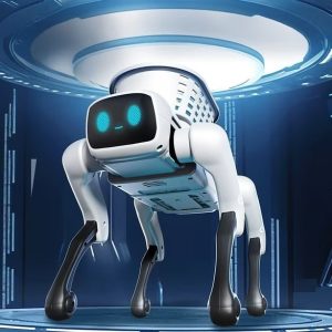 Smart Dog QF660-5 / Интерактивный робот-собака, пульта, на аккумуляторе / Собака робот на радиоуправлении — фото 2