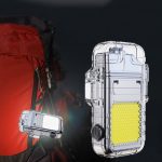 Зажигалка плазменная 2в1 Type-C / Электронная USB-зажигалка с LED-фонарем — фото 2