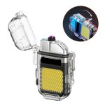 Зажигалка плазменная 2в1 Type-C / Электронная USB-зажигалка с LED-фонарем — фото 5